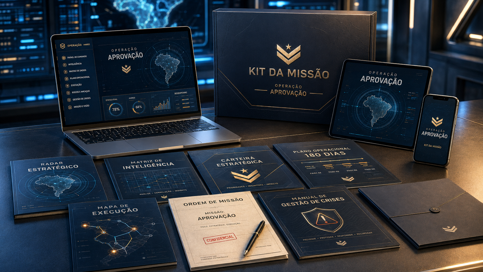 Kit da Missão da Operação Aprovação